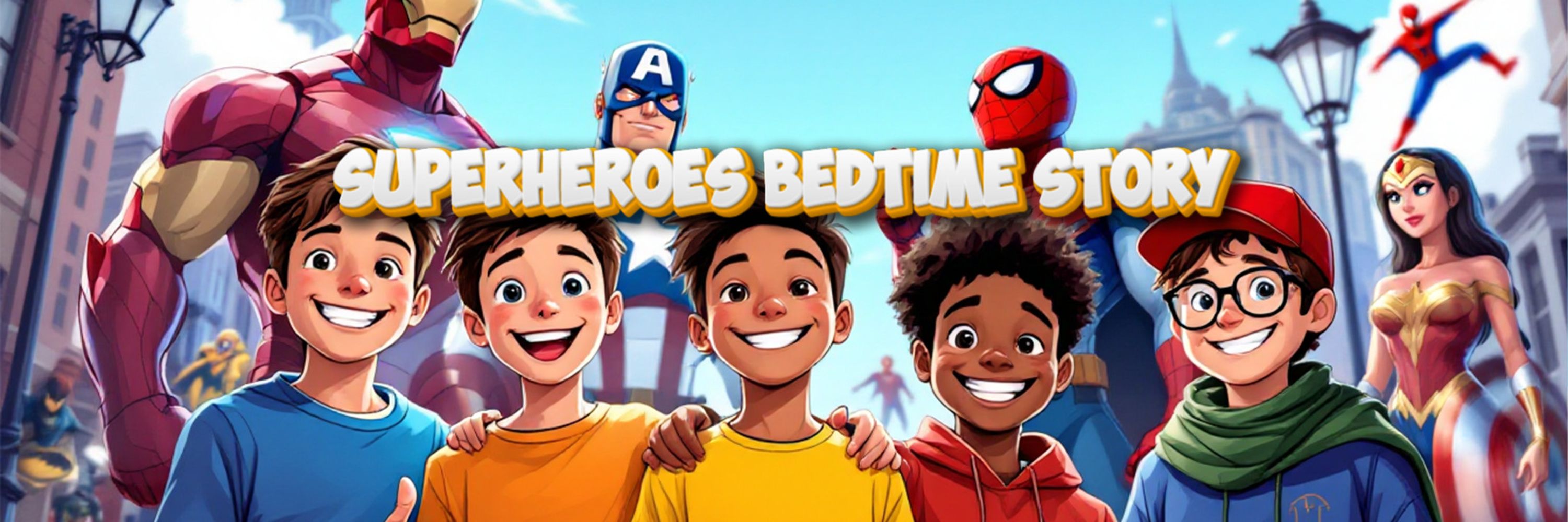 Superheroes Bedtime Story