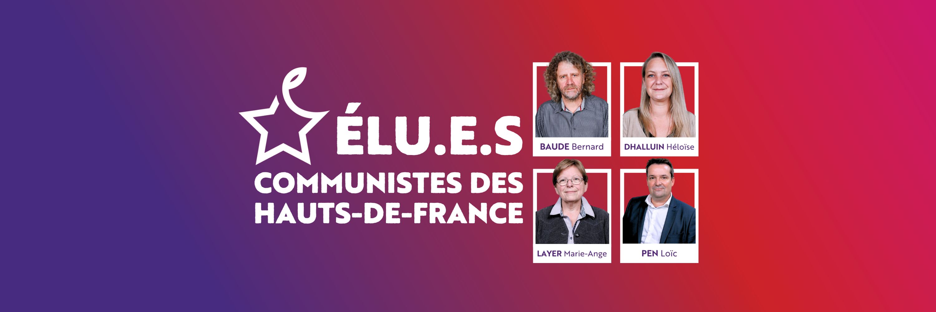 Élu·e·s régionaux communistes des Hauts-de-France