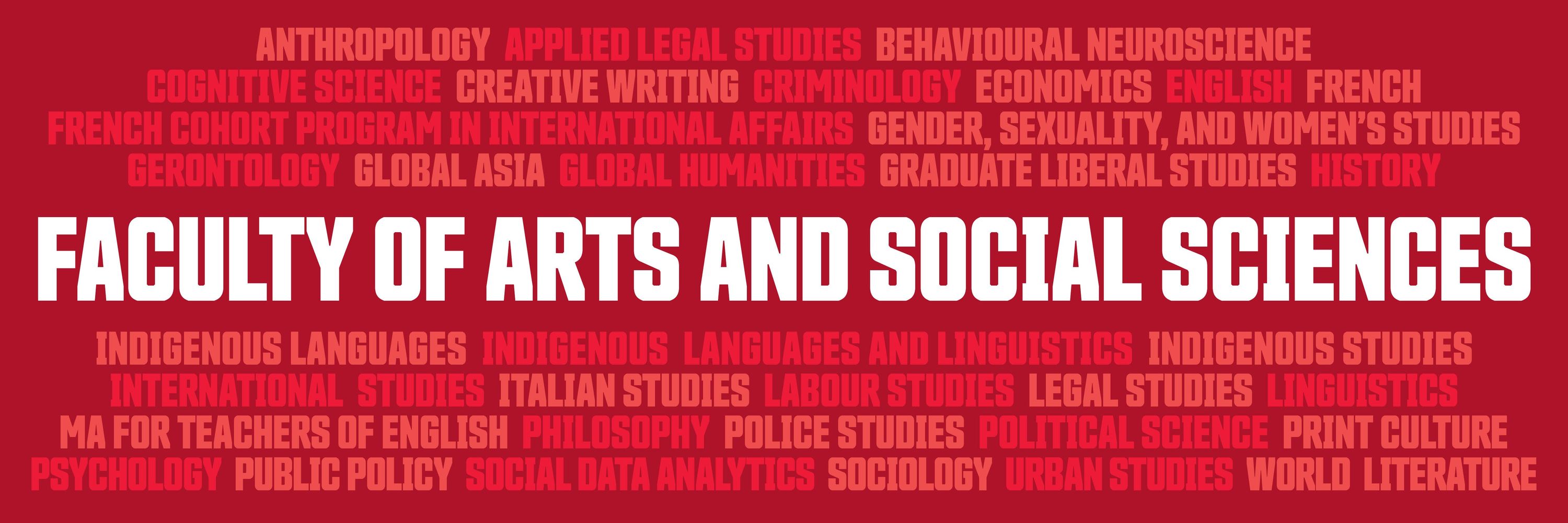 SFU Faculty of Arts and Social Sciences