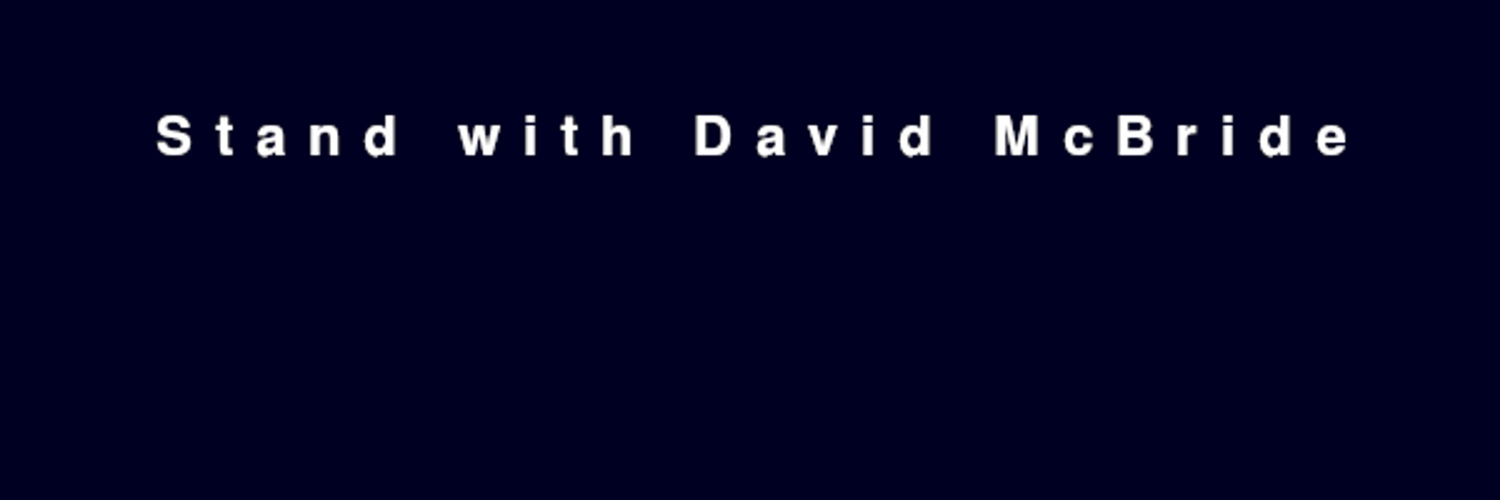 Campaign for David McBride