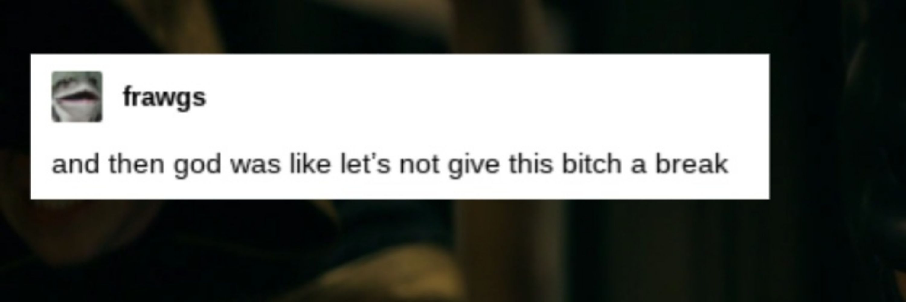 fuck you