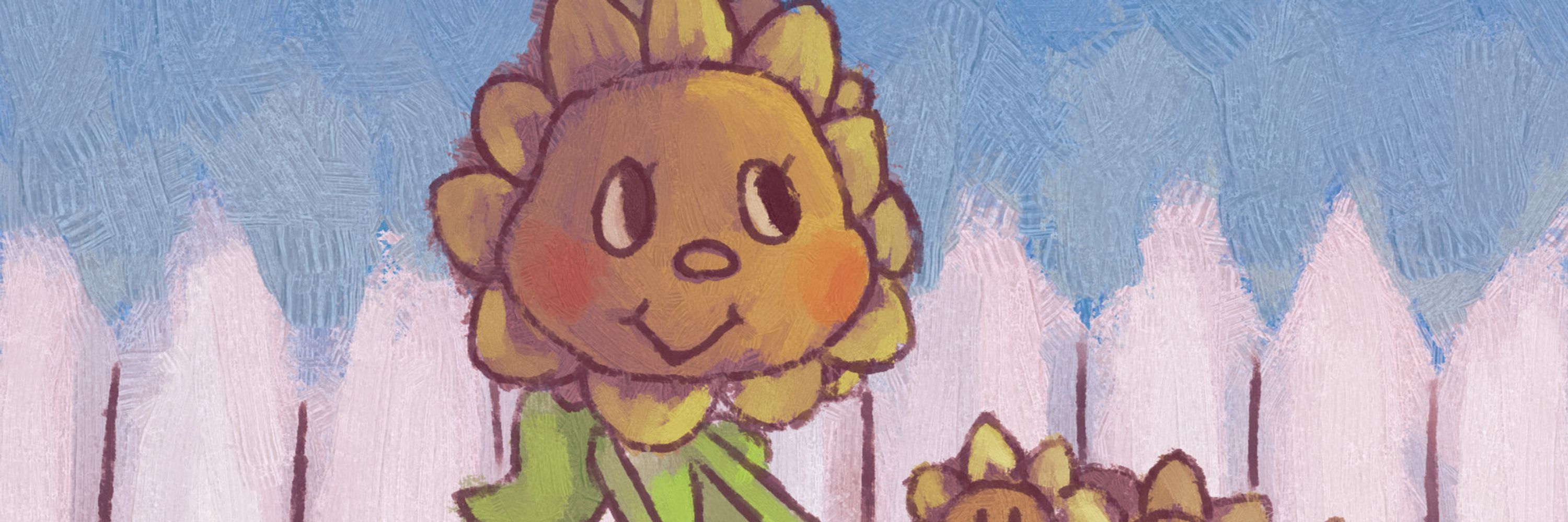 Sunflower from hit game PvZ
