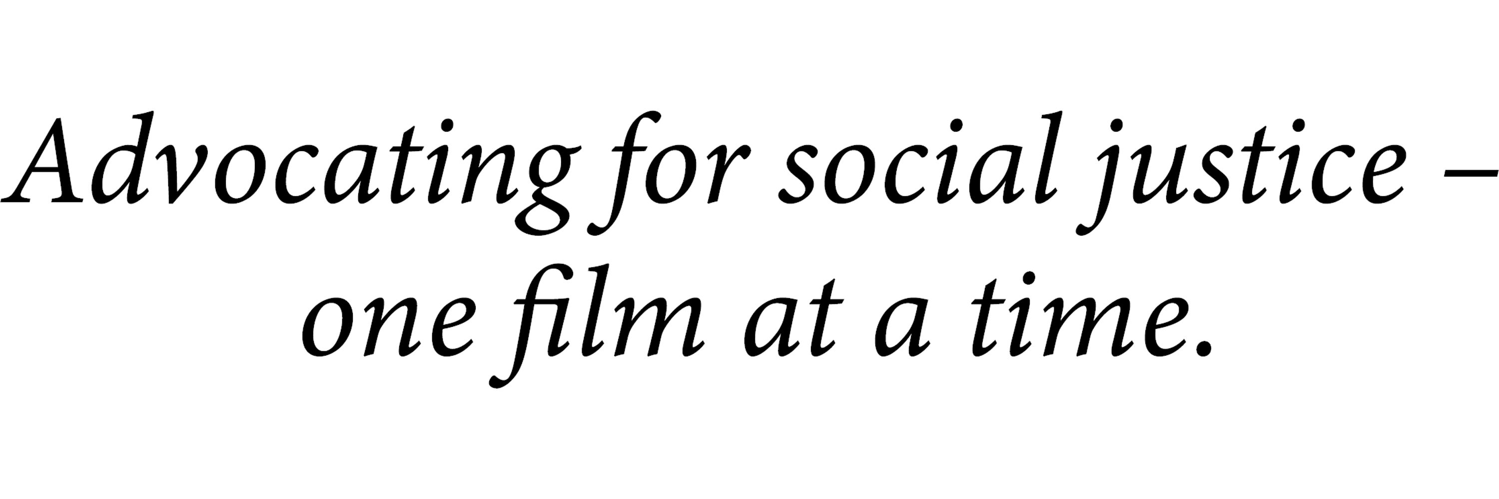 South Rock Social Justice film society
