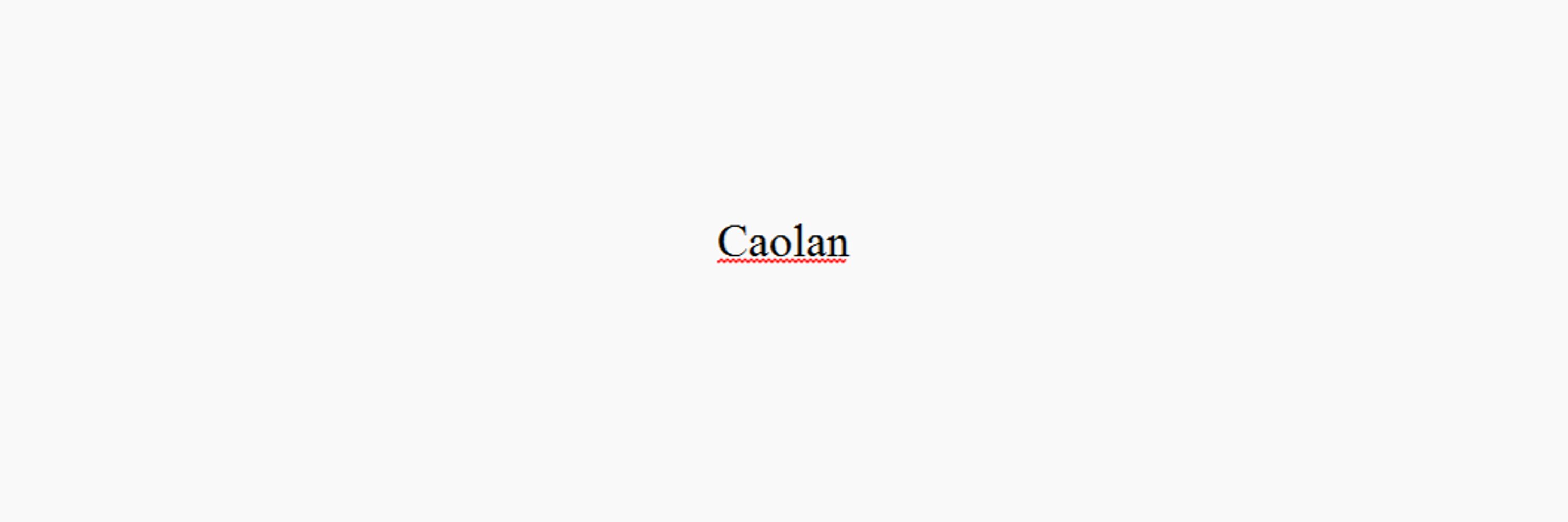(Cato)Caolan
