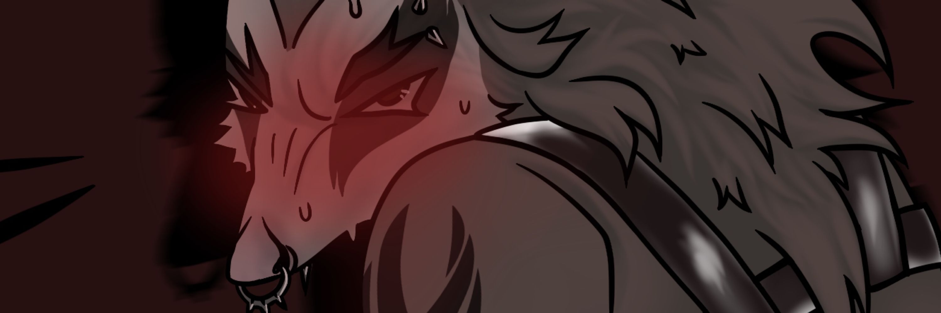 crowley but with devil horns
