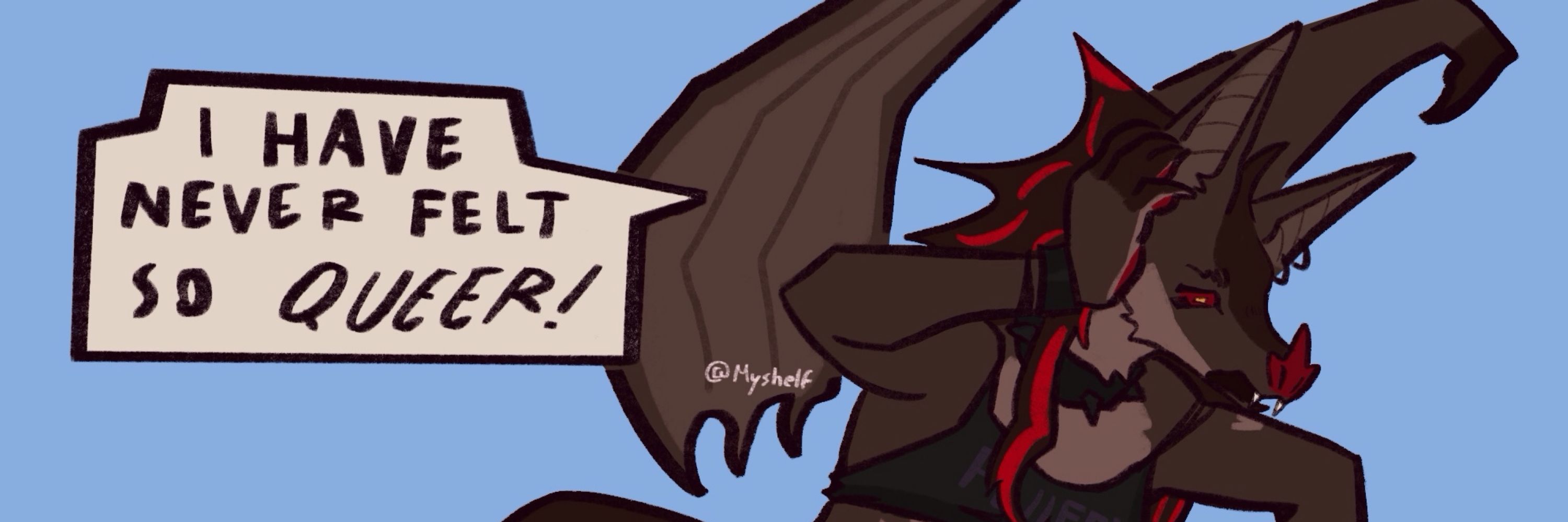 You mean a shelf drew this!?🦇