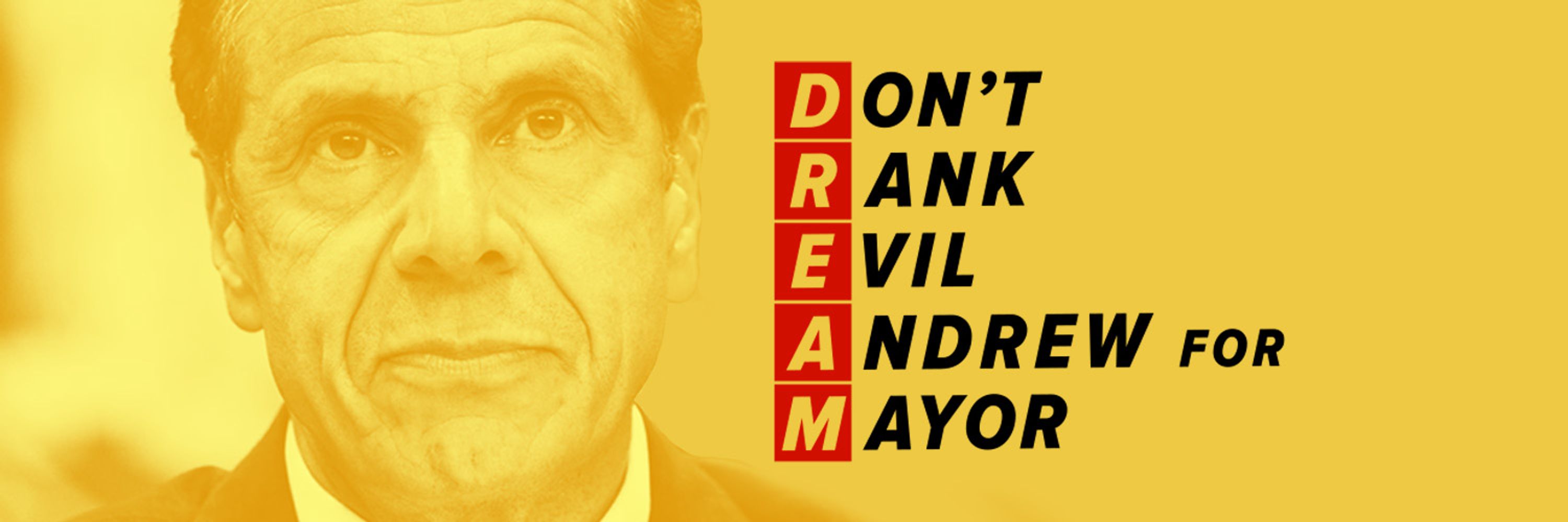 Don't Rank Evil Andrew for Mayor