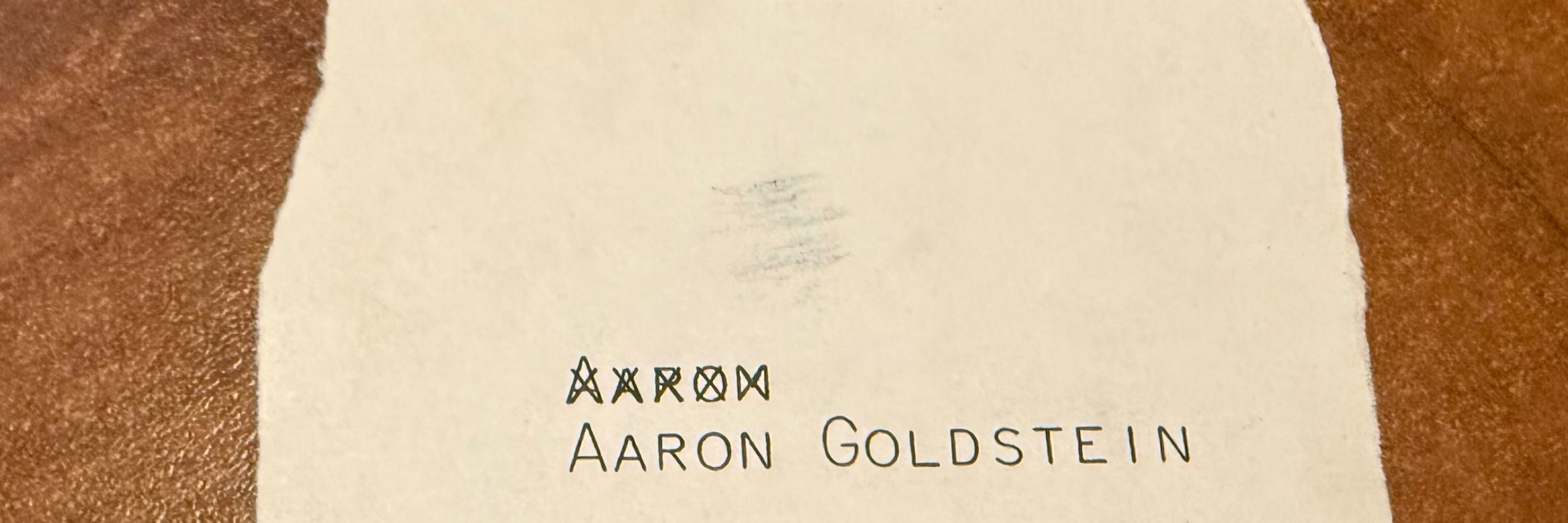 Aaron Goldstein