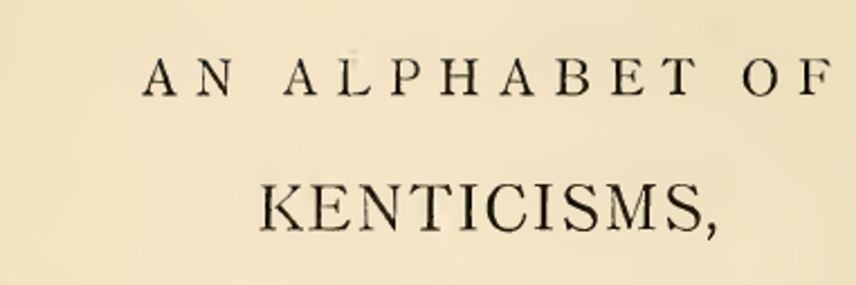 kenticisms