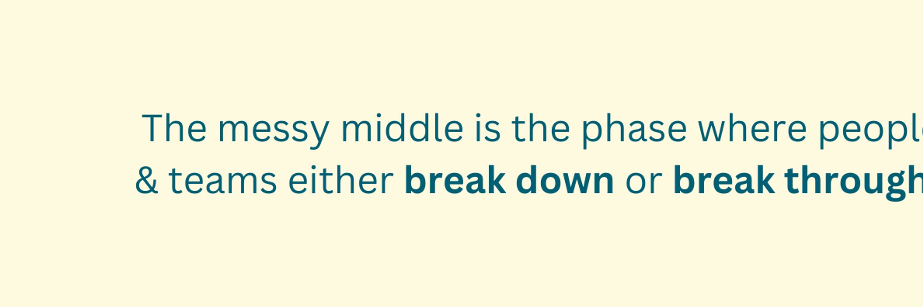 The Messy Middle Matters Podcast