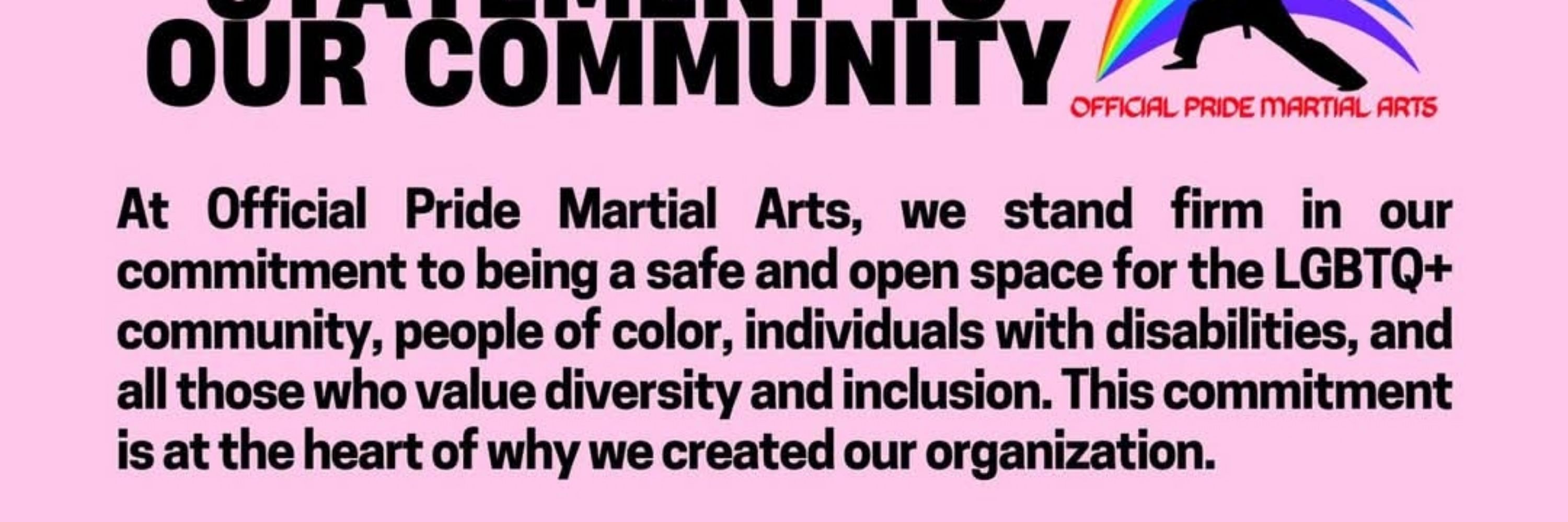 🏳️‍🌈Official Pride Martial Arts🥋