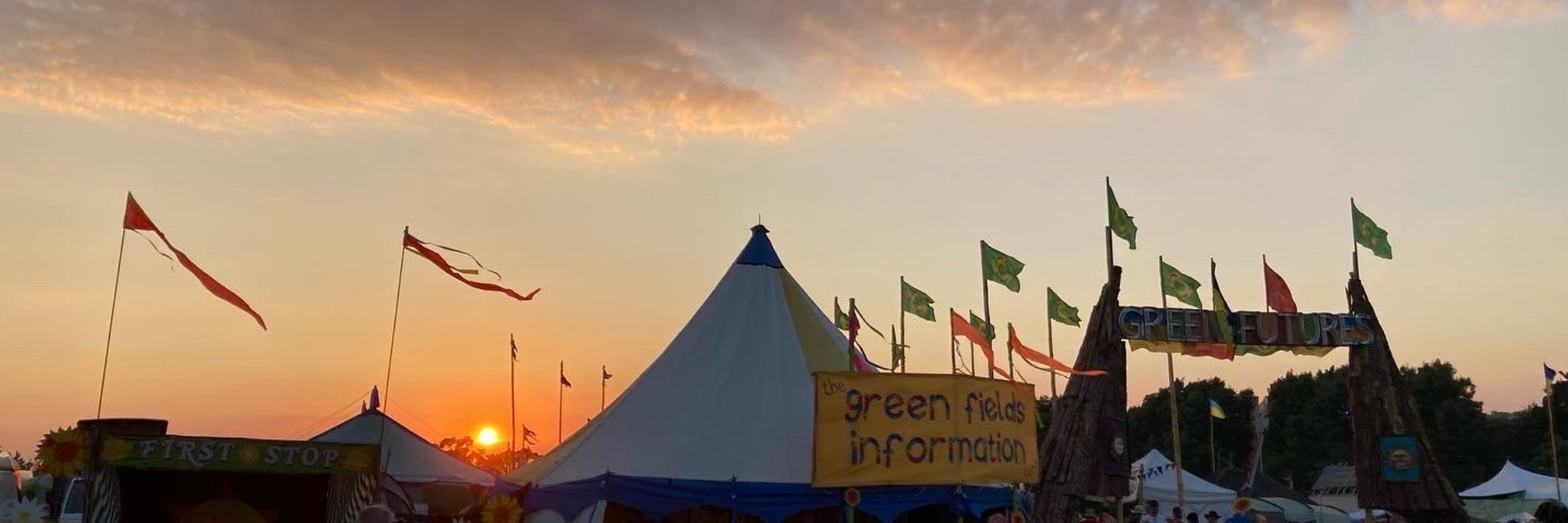 Green Fields Information Tent Glastonbury
