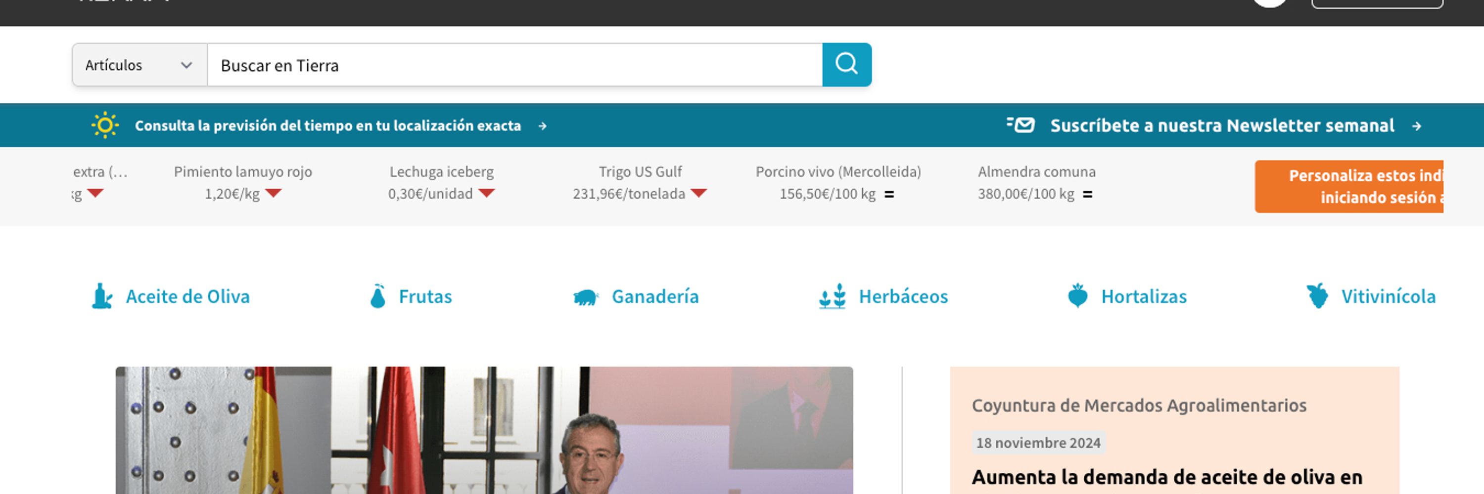 Plataforma Tierra