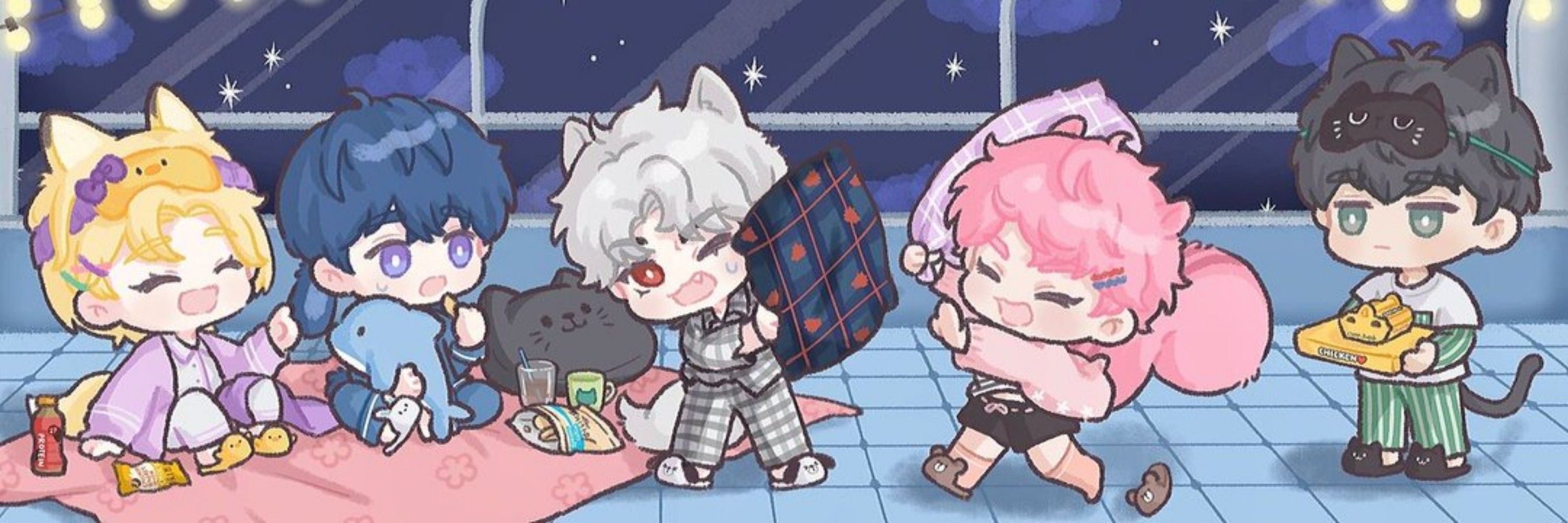 🐺(문짝)사이(꽉껴)🐱