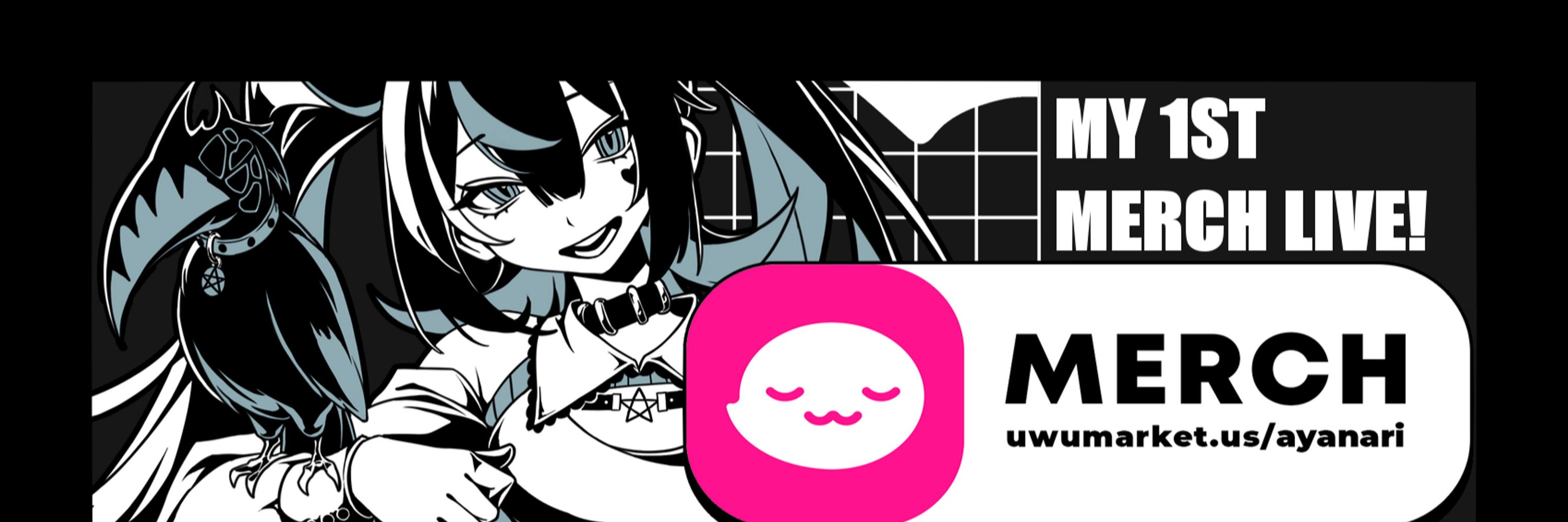 Ayanari 💙😈 MY 1ST MERCH LIVE!