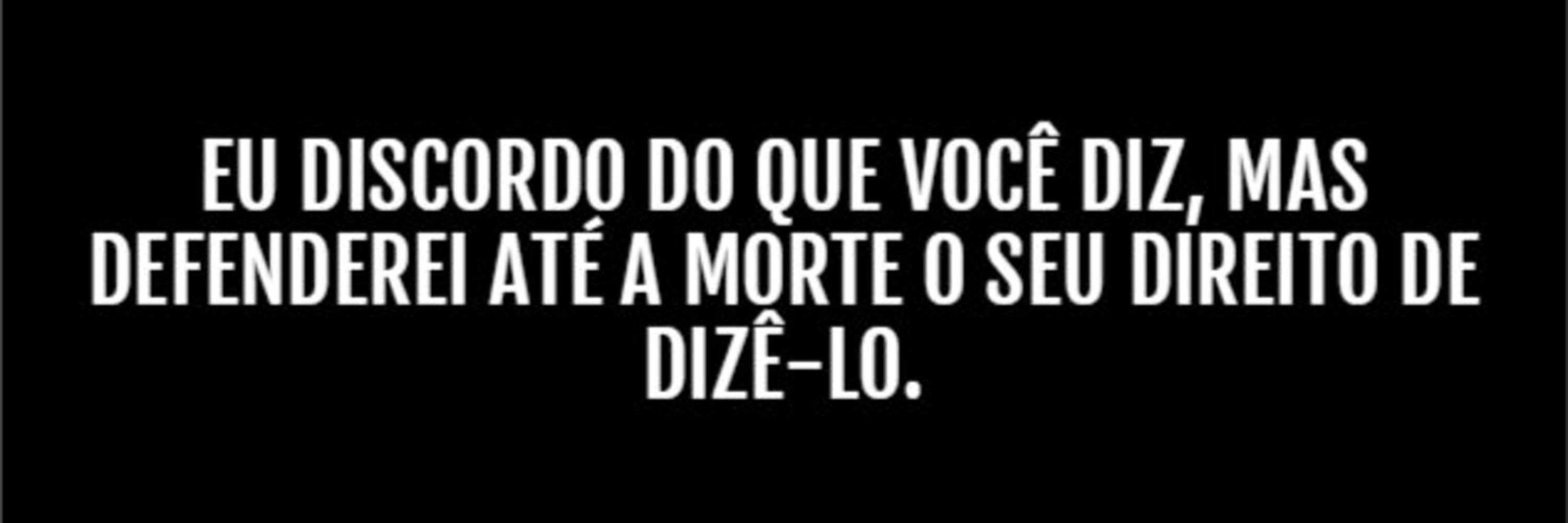 Na minha opinião...