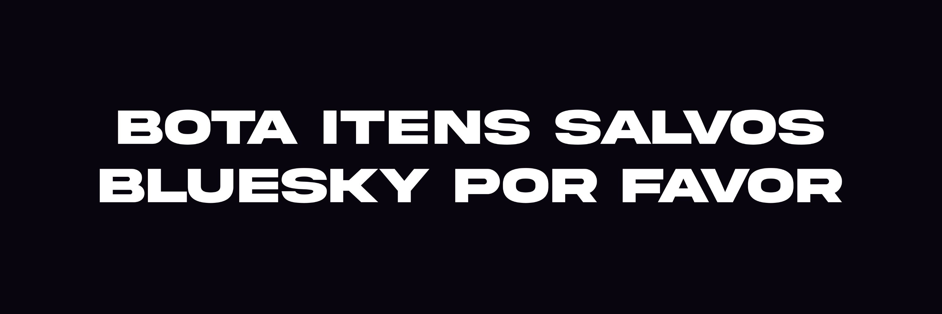 Itens salvos