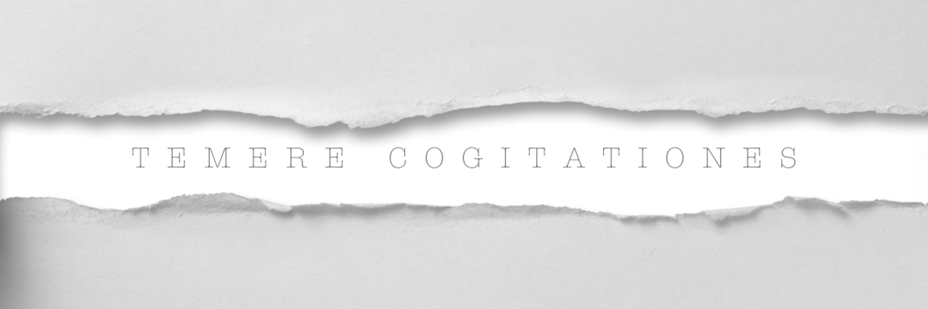 Temere Cogitationes (jay f)