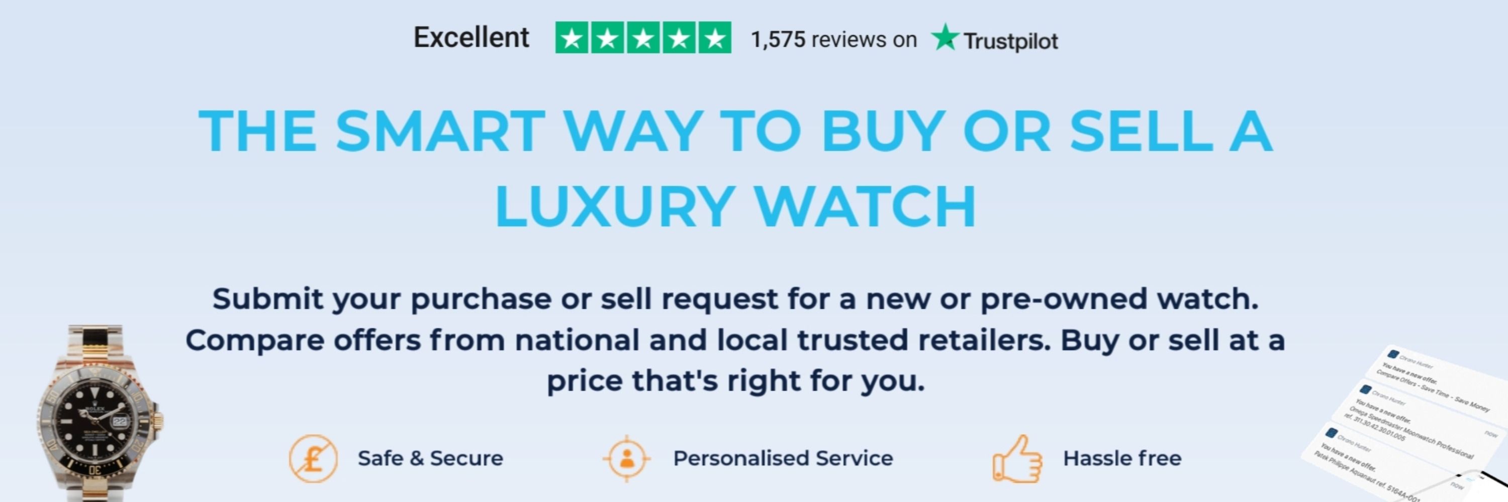 Chrono Hunter: Buy & Sell Luxury Watches