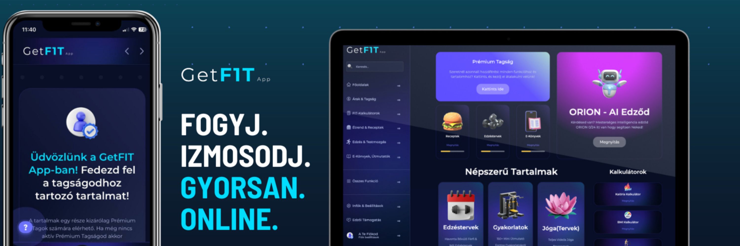 GetFIT App Hungary | Fogyj, Izmosodj Online!