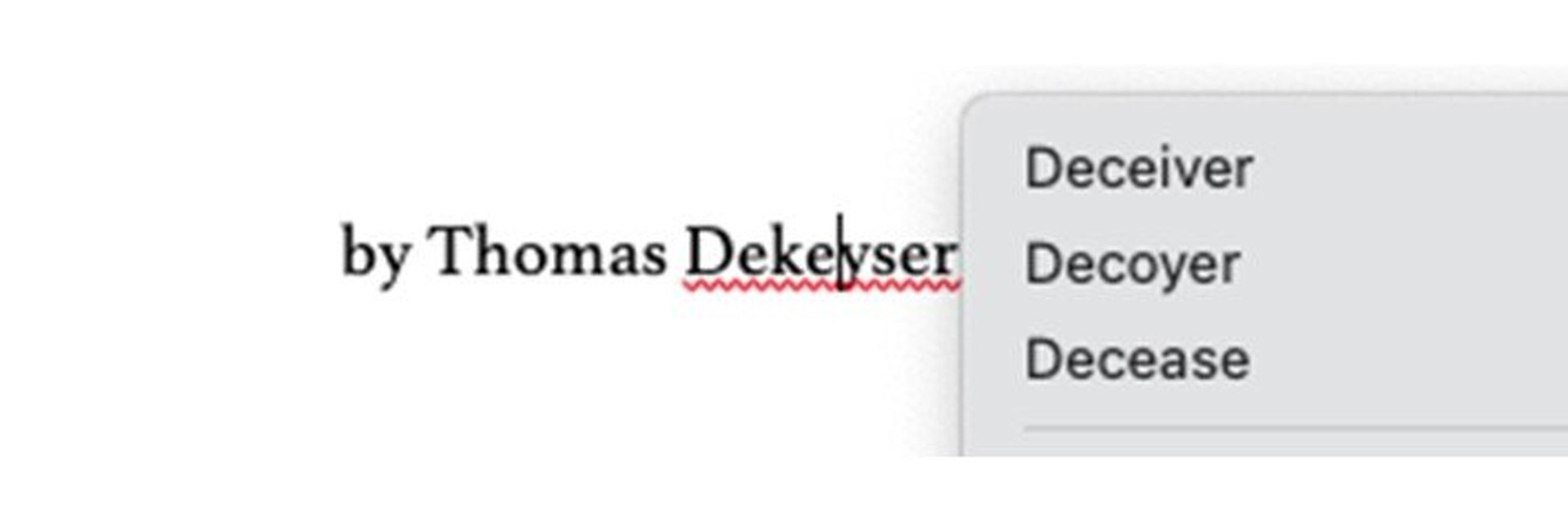 Thomas Dekeyser