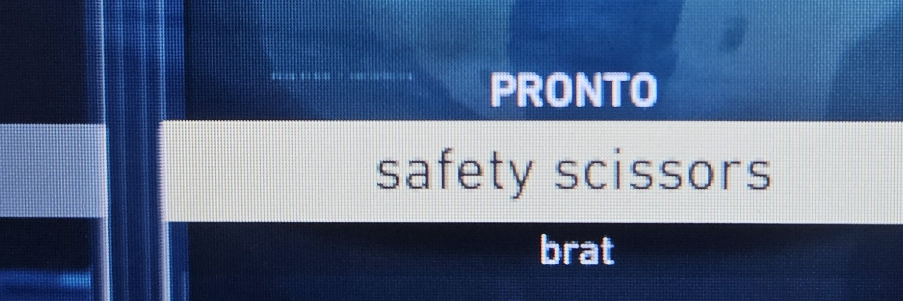 safety scissors