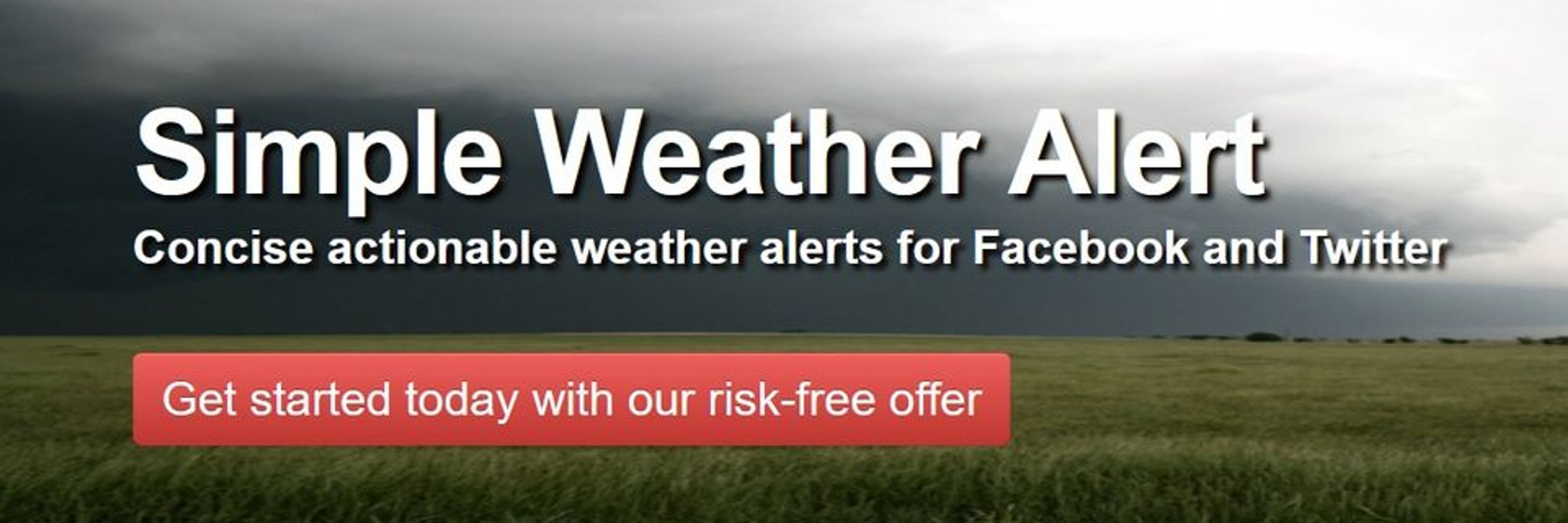 Simple Weather Alert