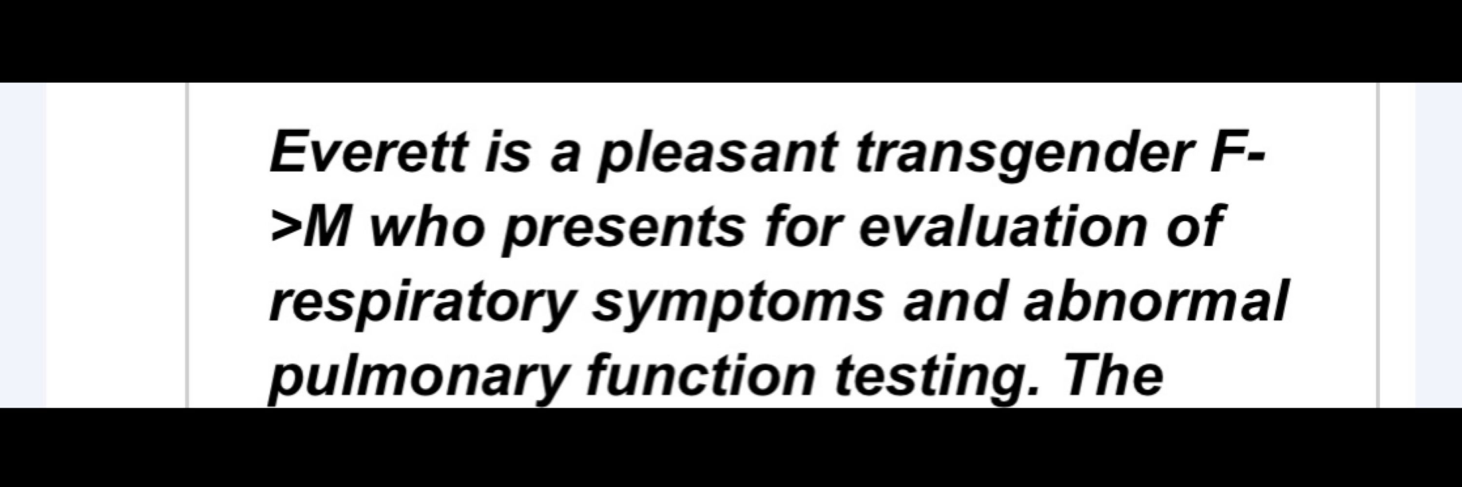 A pleasant transgender