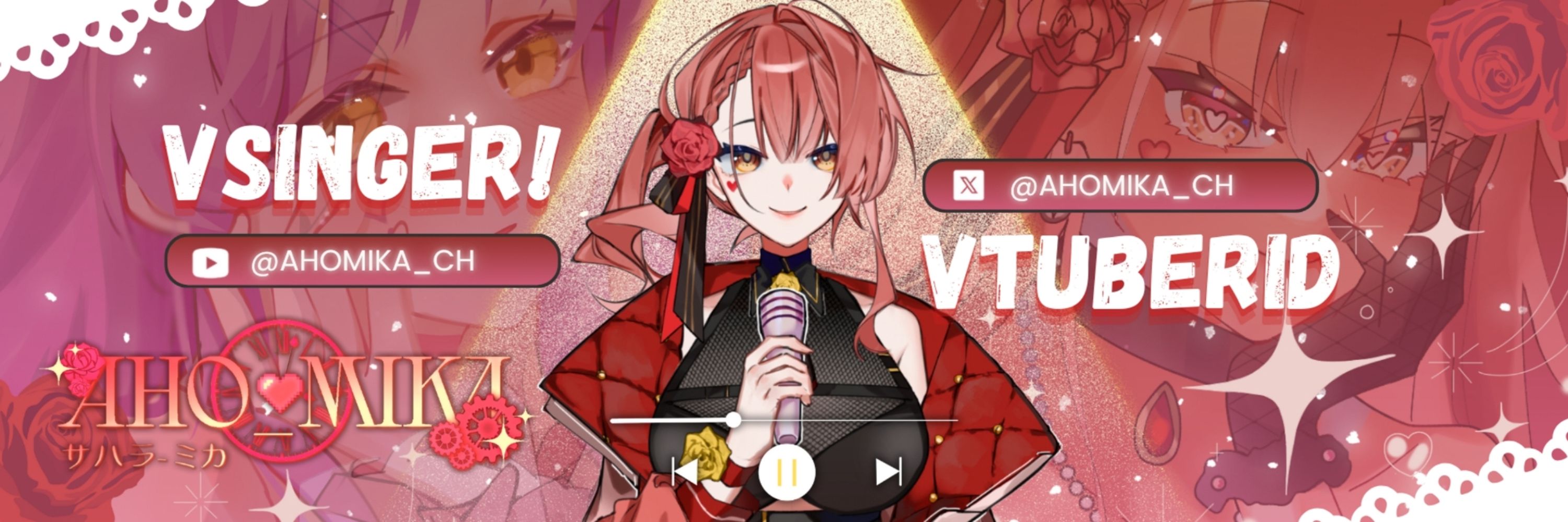 AHO_Mika | VSINGER & ANIMATOR (CMS OPEN!!) 🌹🩷