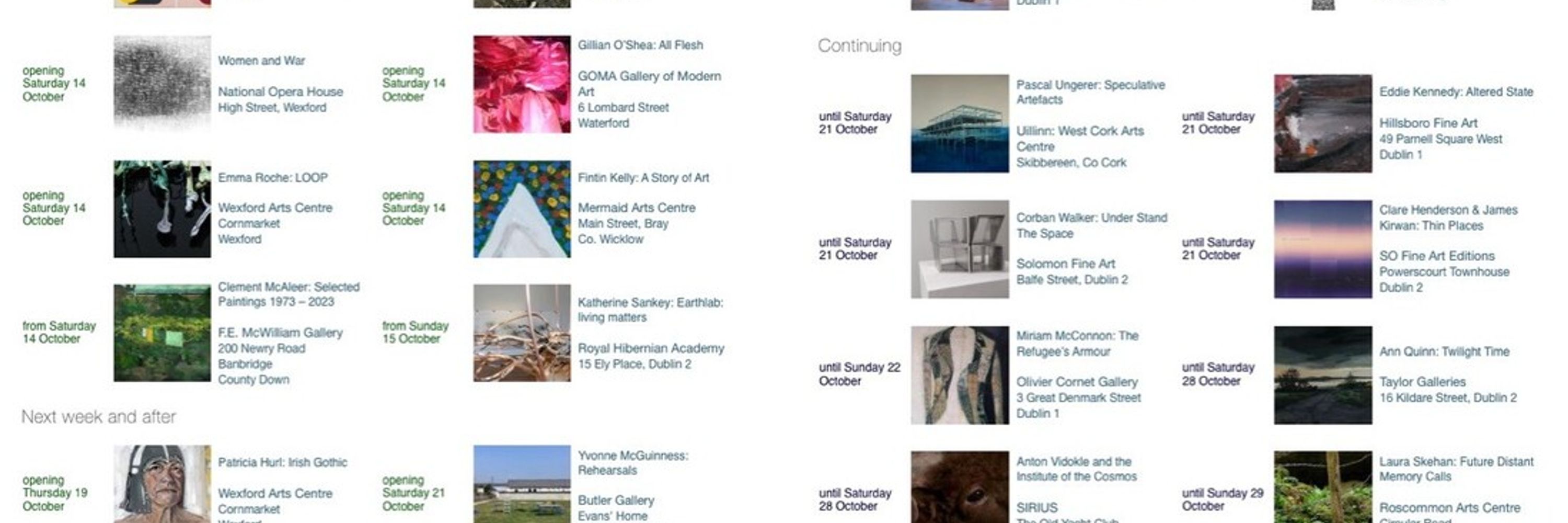 Dnote • for the best of art in Ireland