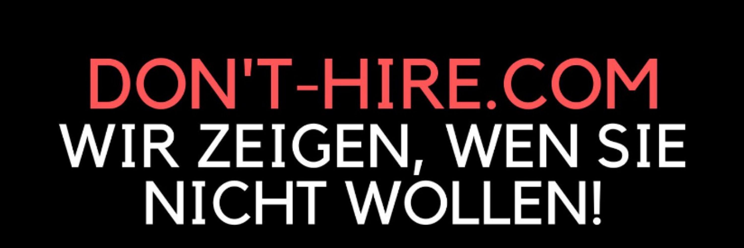 Don’t-Hire.Com 