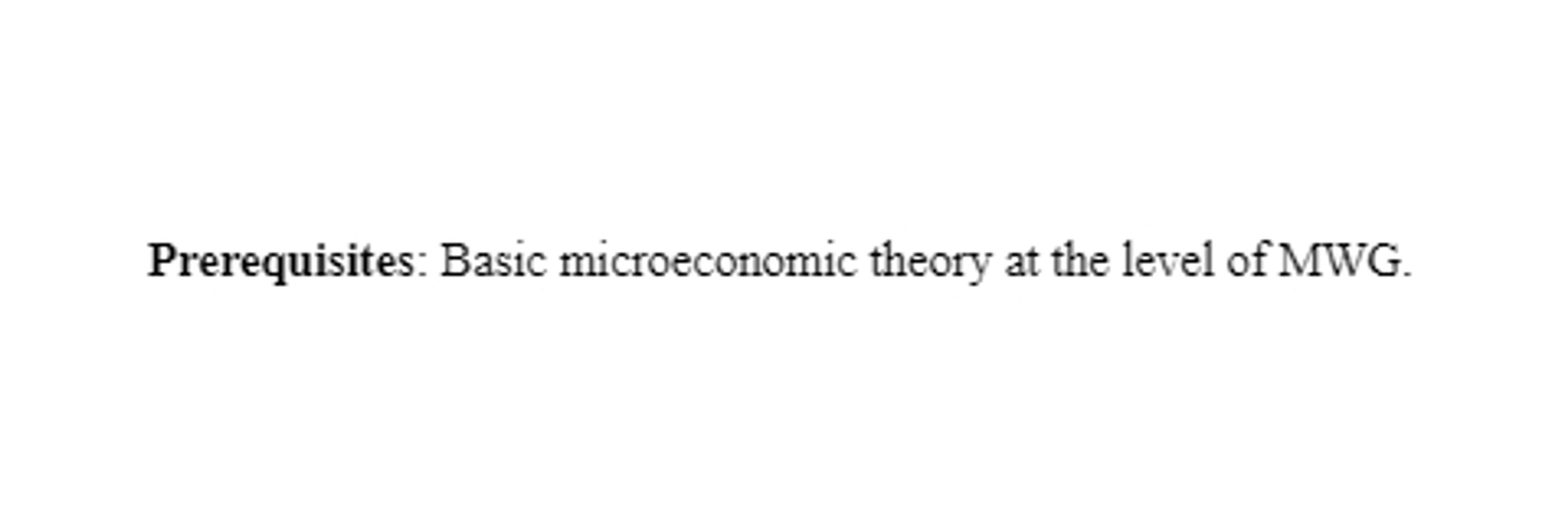 VSET Virtual Seminars in Economic Theory