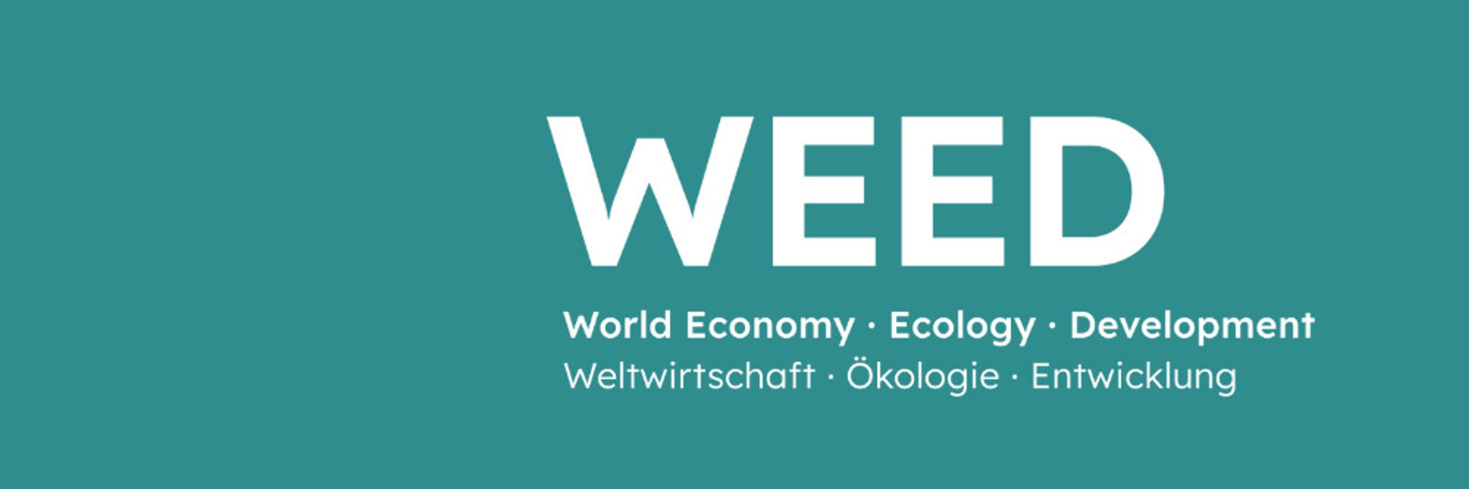 Weltwirtschaft, Ökologie & Entwicklung