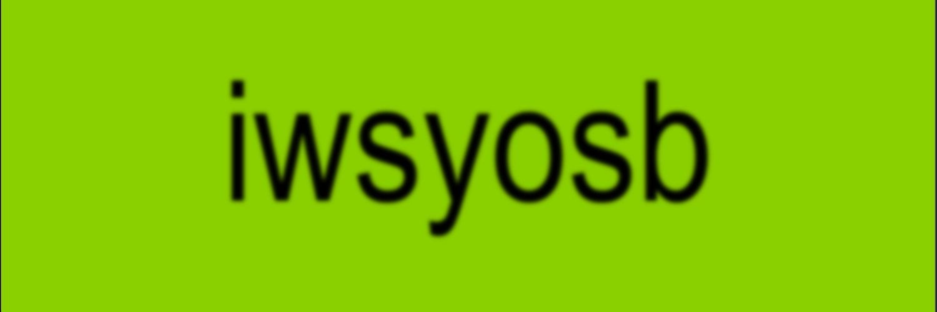 iwsyosb