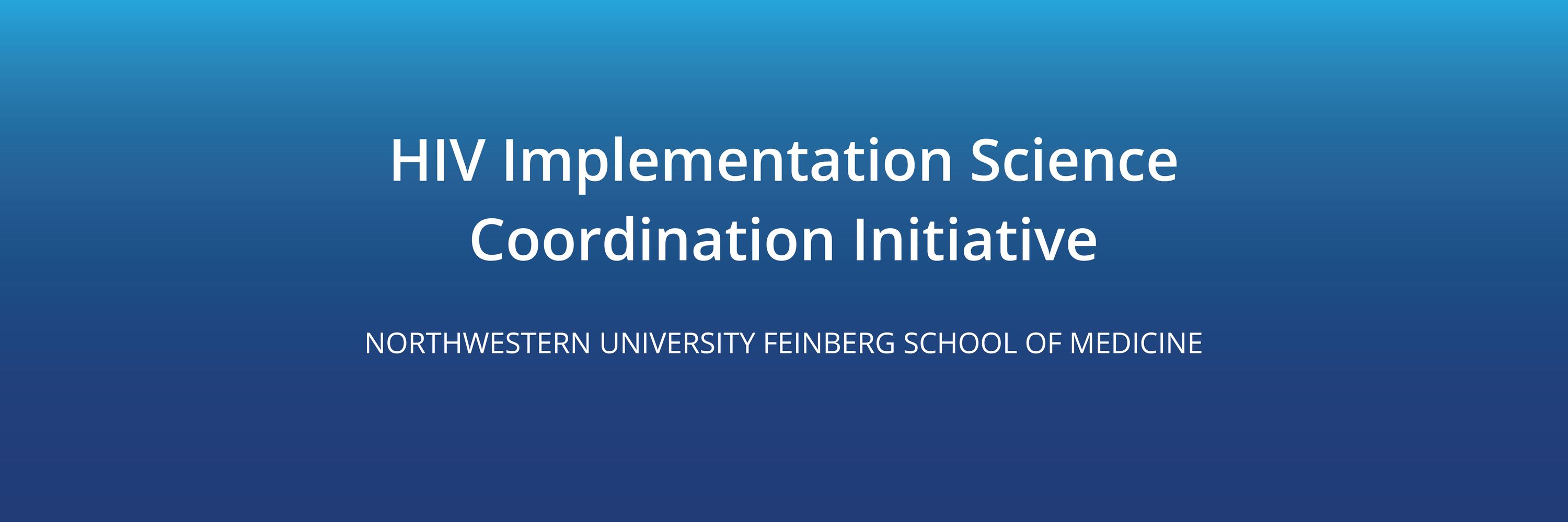 HIV Implementation Science Coordination Initiative