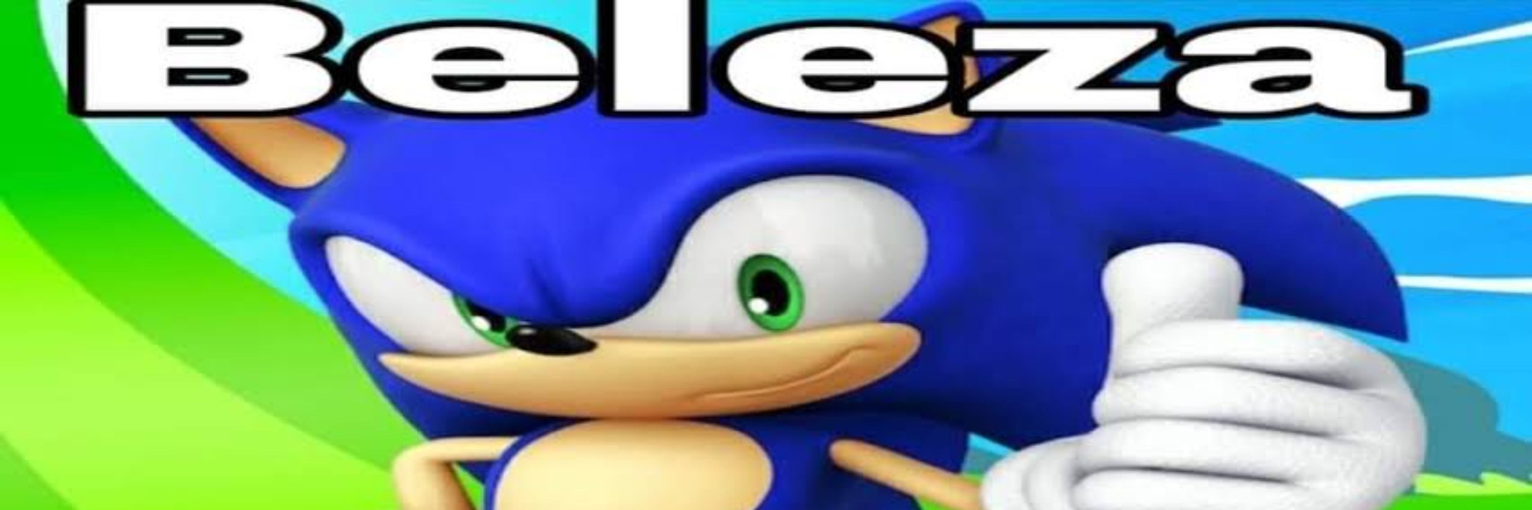 Sonic se despedindo do bluesky