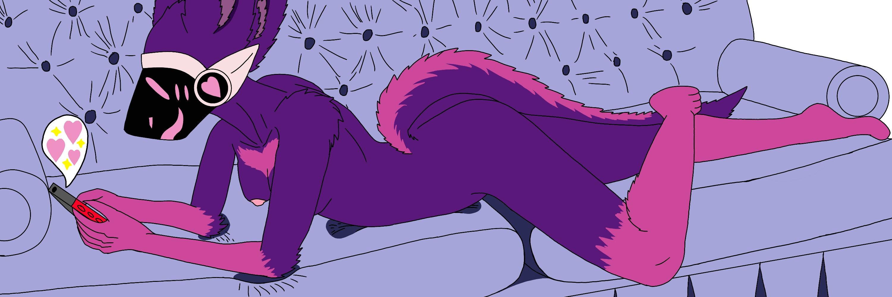 Nebula the Nudist Protogen x3 (🔞)