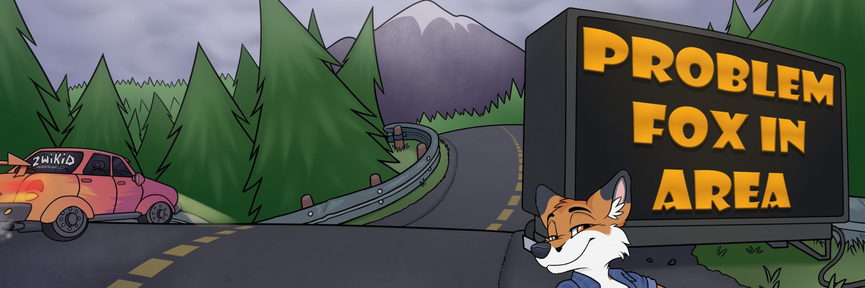 Fox at Night