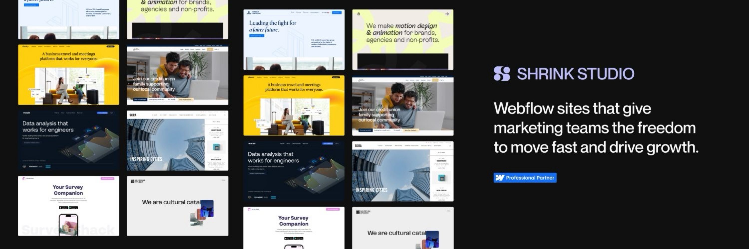 Shrink Studio | Webflow Certified Partner