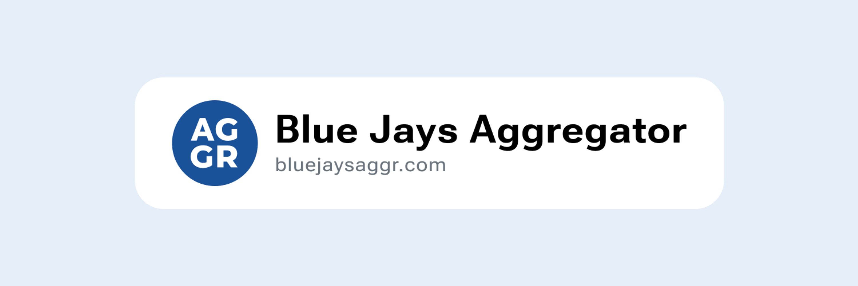 Blue Jays Aggregator