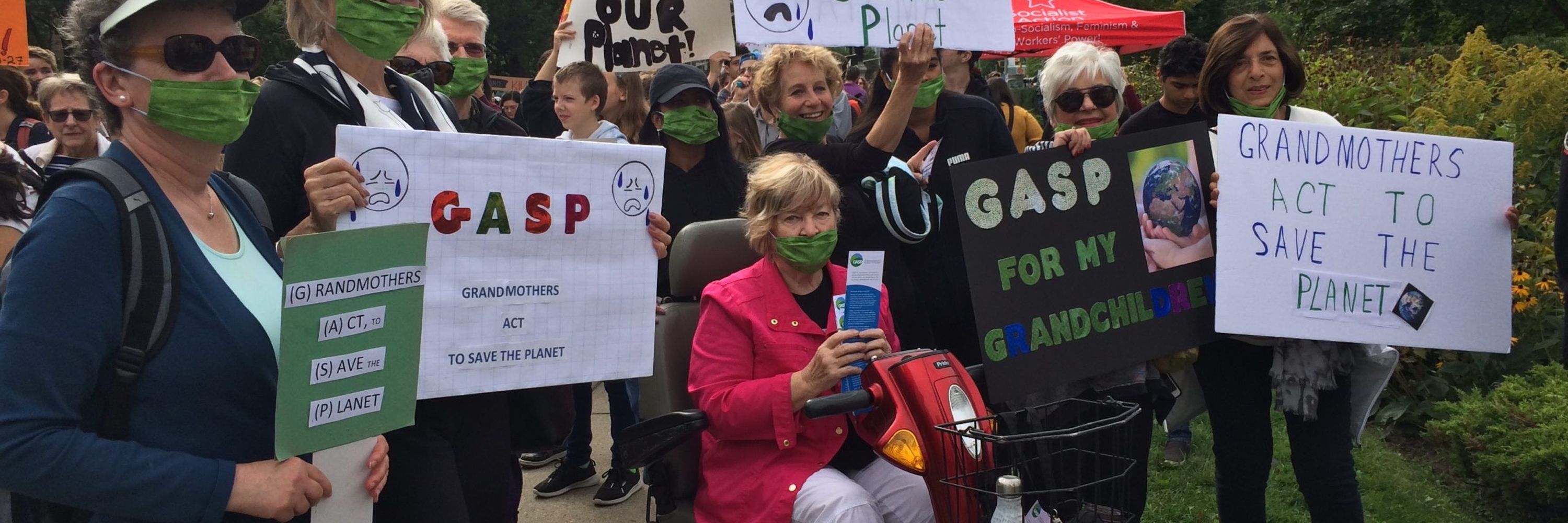 GASP: Grand(m)others Act to Save the Planet