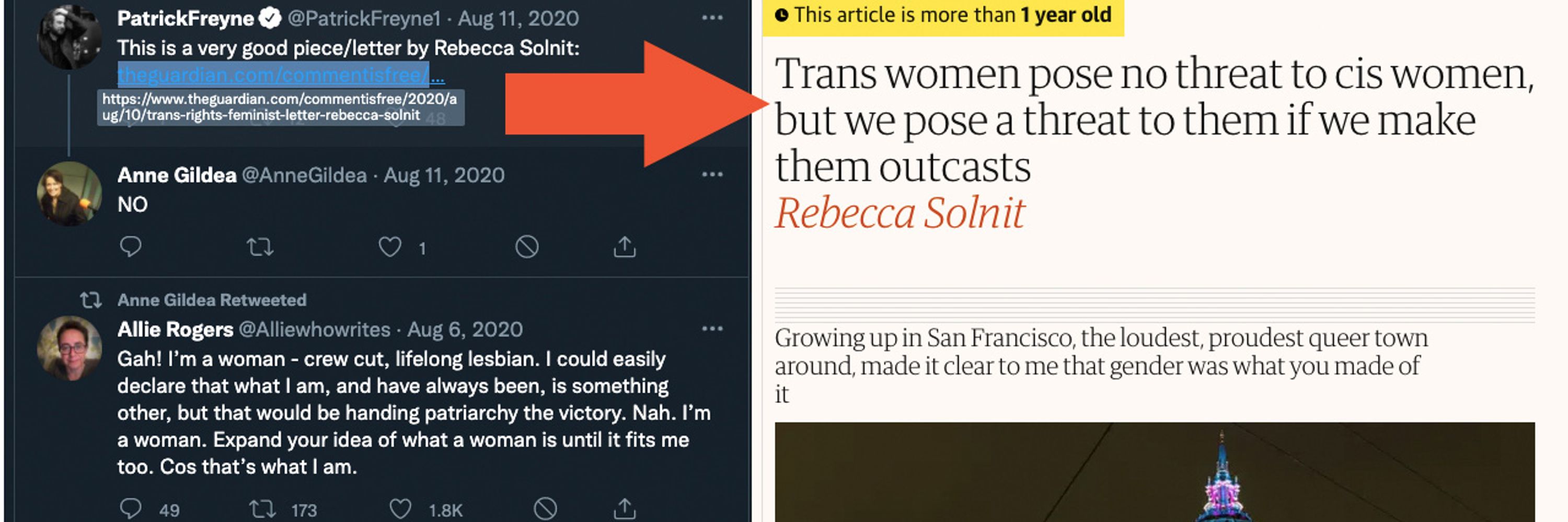 Anne Gildea is a Massive Transphobe