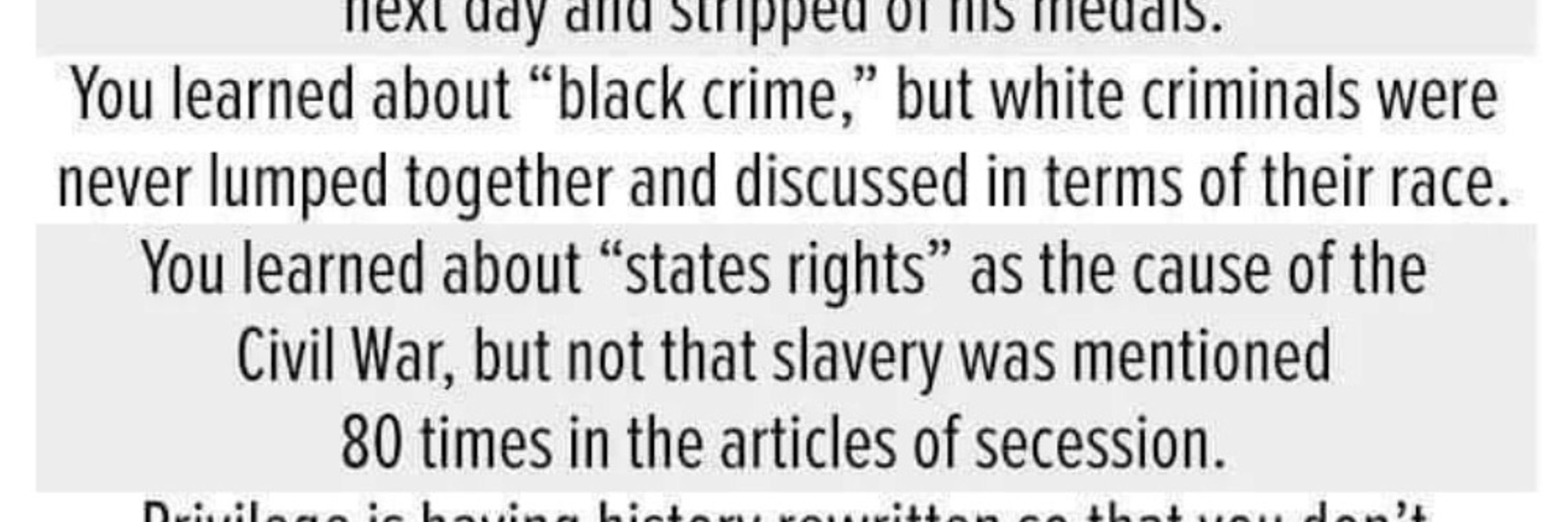 Uncomfortable American History