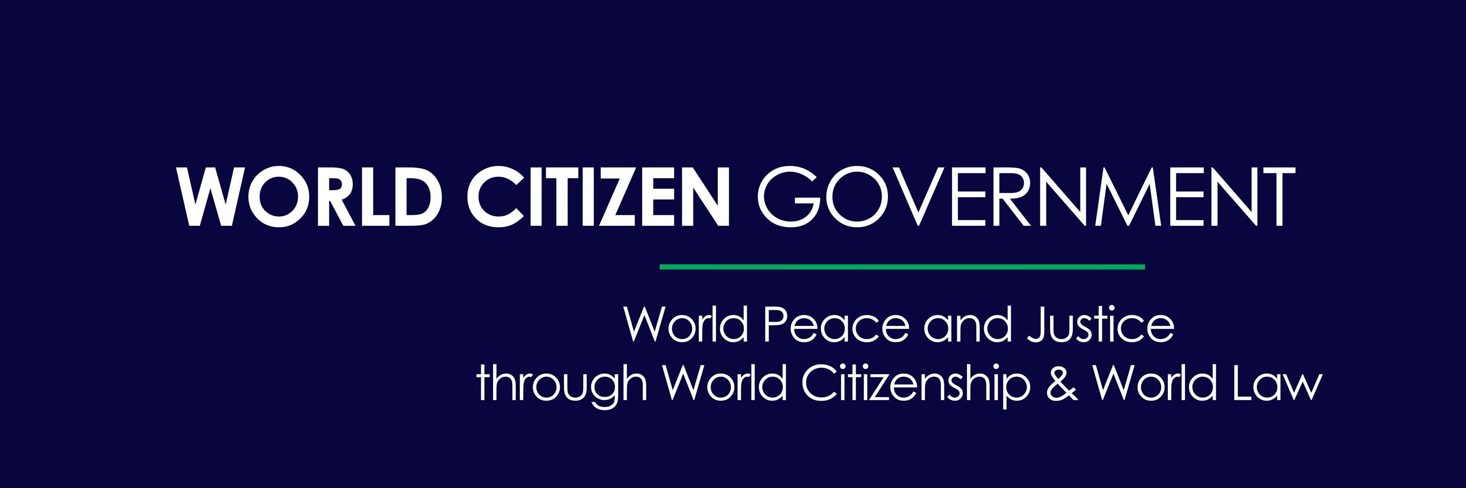 World Citizen Government