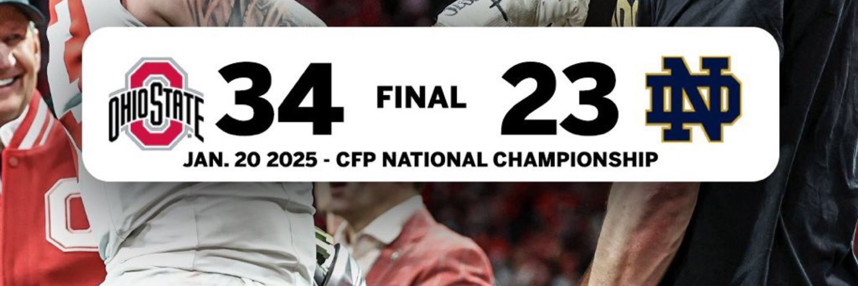 NATIONAL CHAMPION THE OHIO STATE BUCKEYES