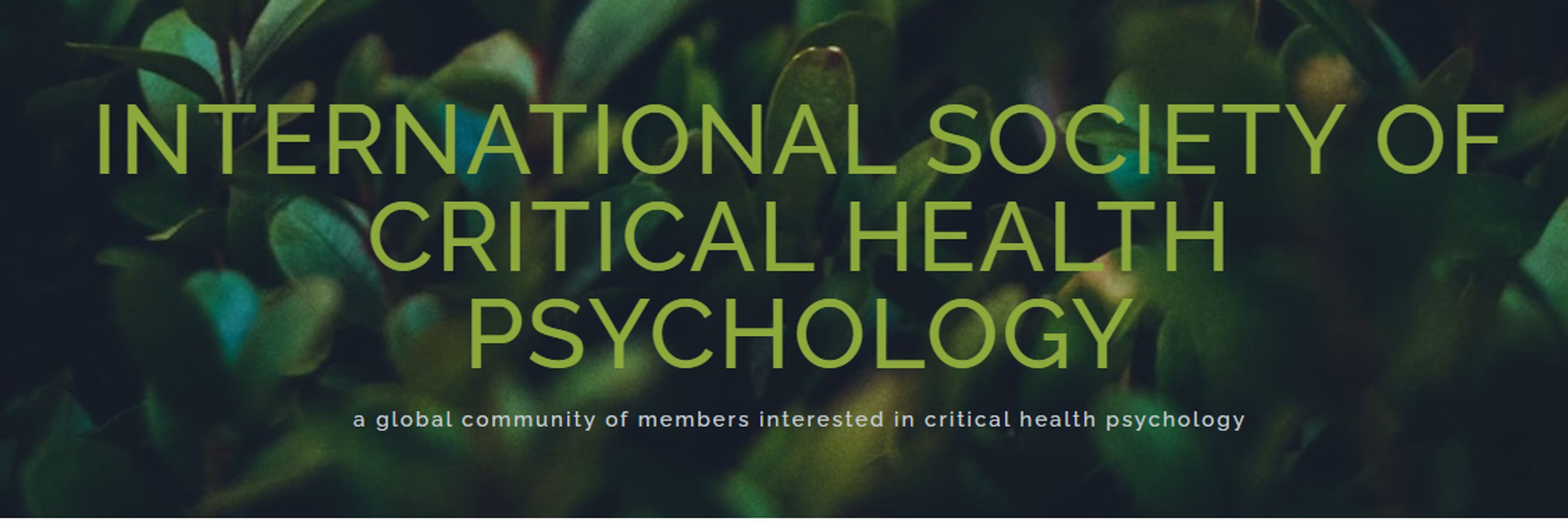International Society of Critical Health Psychology