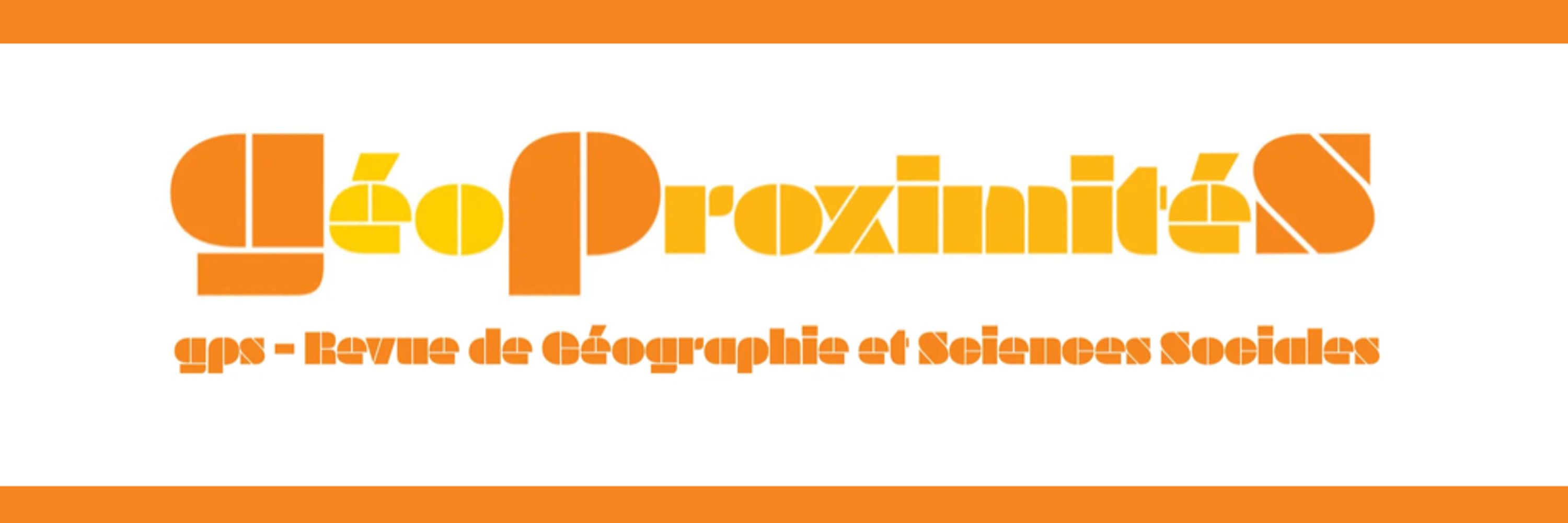 Revue GéoProximitéS