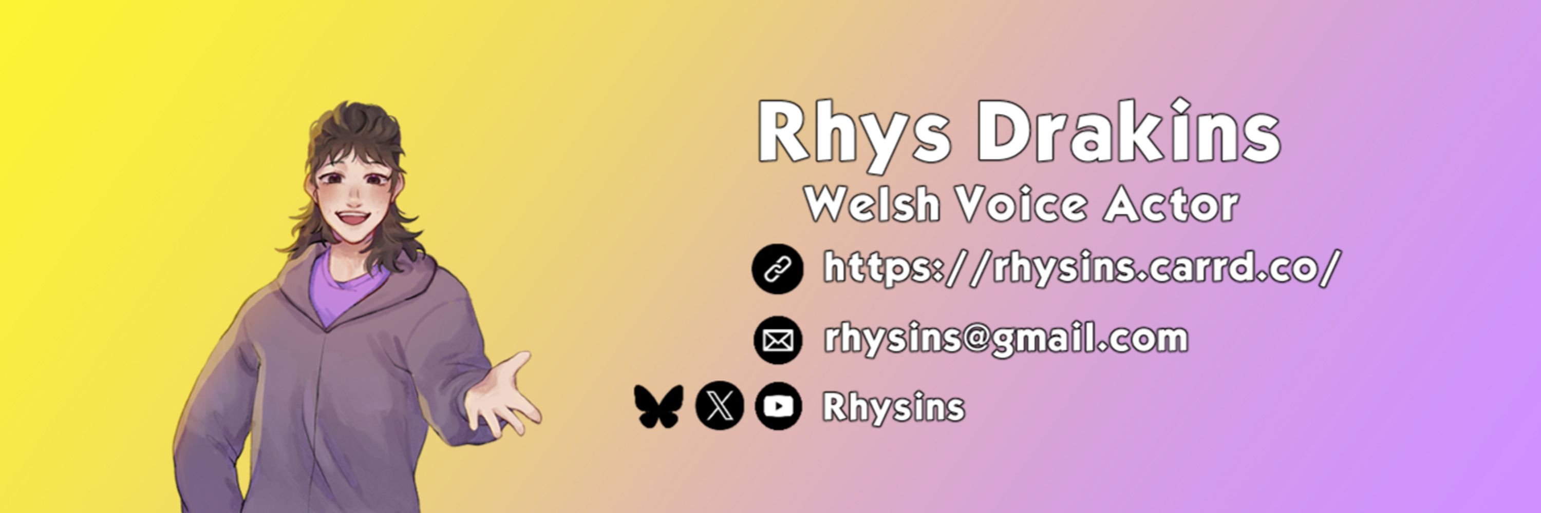 Rhysins / Rhys Drakins (Voice Actor)