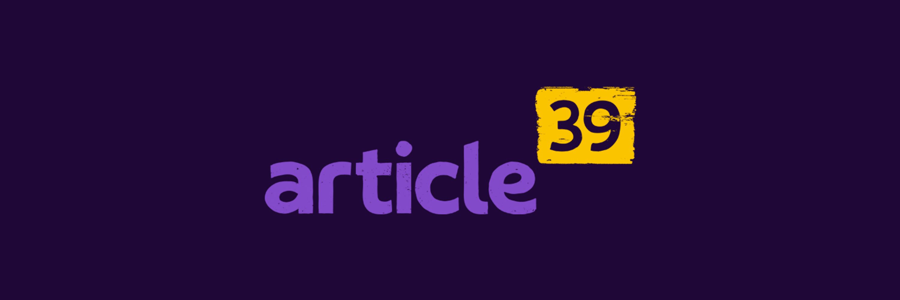 Article 39 children's rights charity