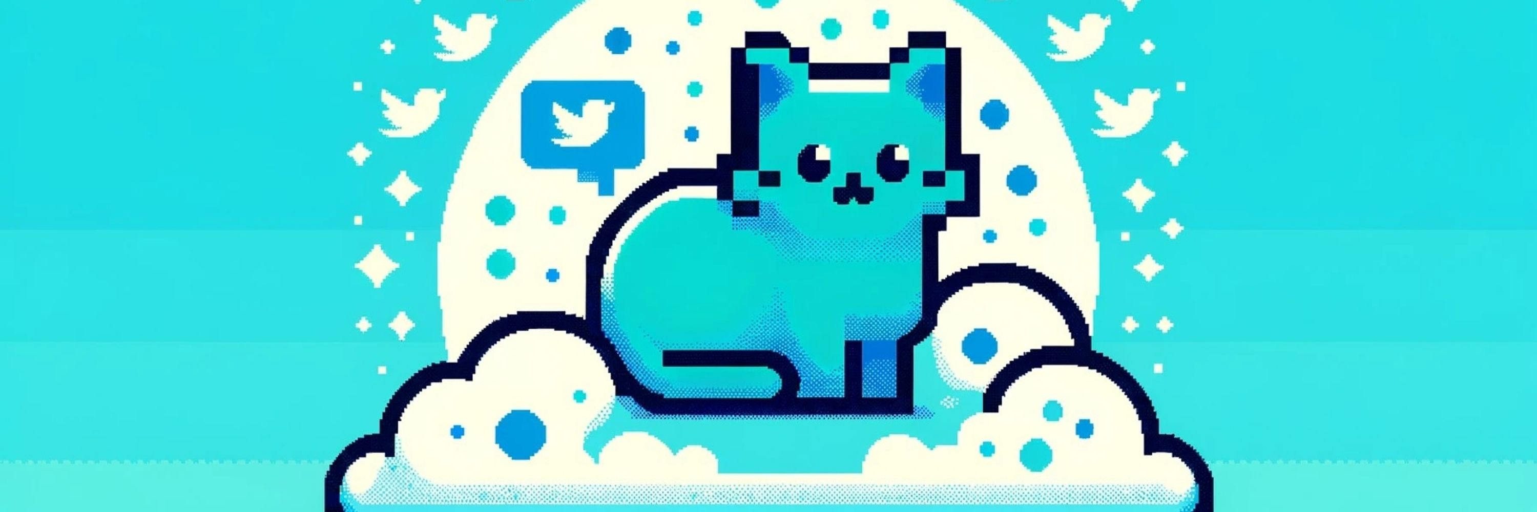 cyan cat 🦋